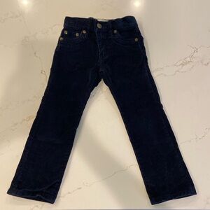 Crewcuts stretch blue corduroy pants.  Size 3.